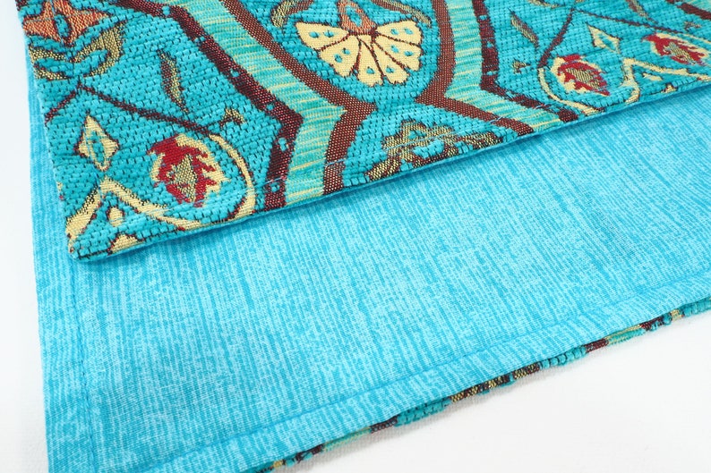 Turkish Turquoise Blue Place Mats Place Mats 12x18 Table - Etsy