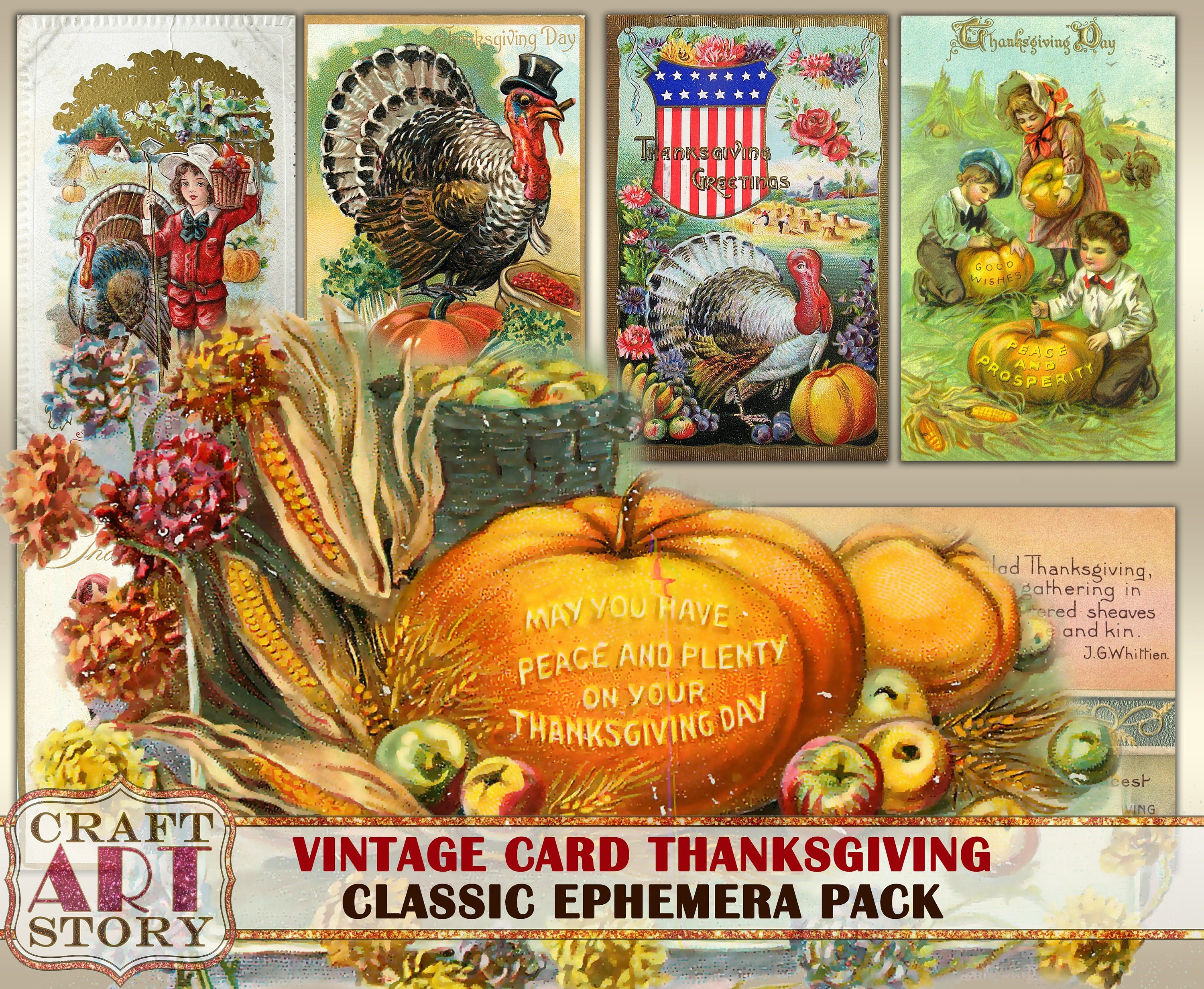 Vintage Thanksgiving Postcards