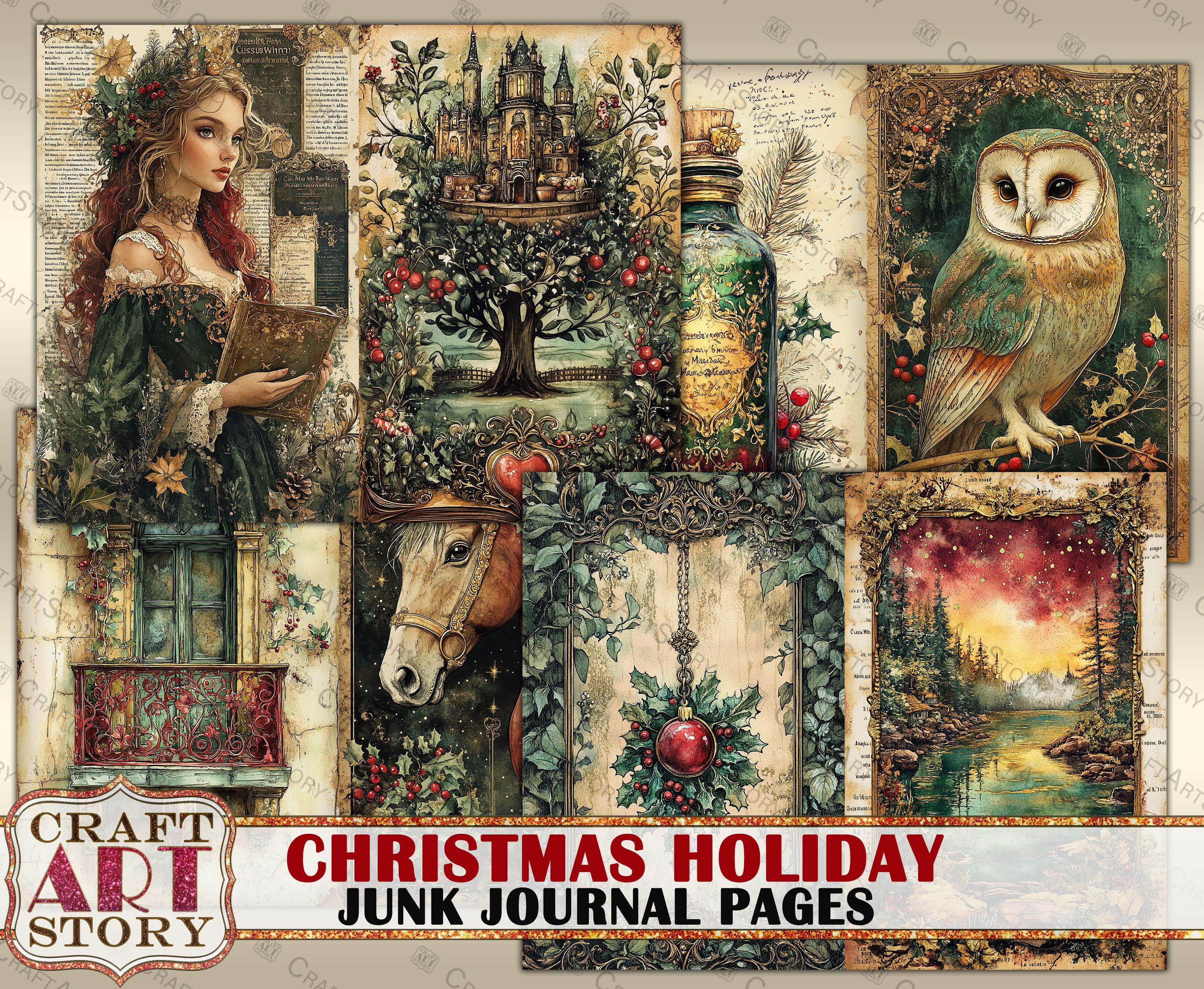 ジャンクジャーナル　クリスマス　ビンテージ ジャンクジャーナルクリスマス」のアイデア 76 件【2025