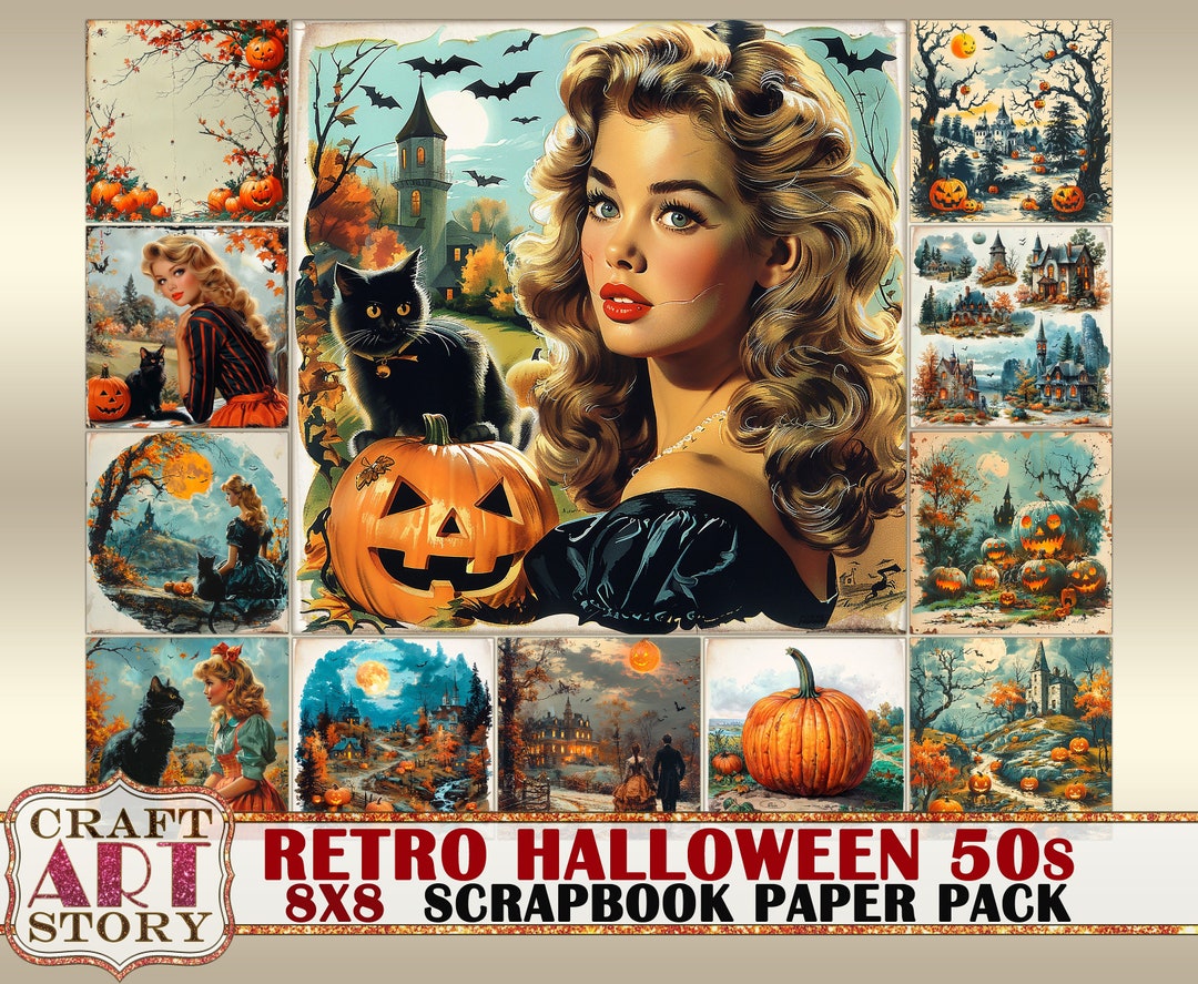 retro-halloween-50s-journal-scrapbook-paper-pack-8x8-digital-papers