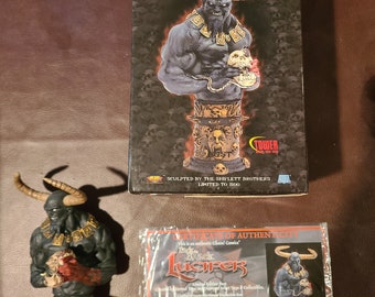 Diamond Select Chaos! Back In Black Lucifer Bust Tower Records Excl. LE of 1500