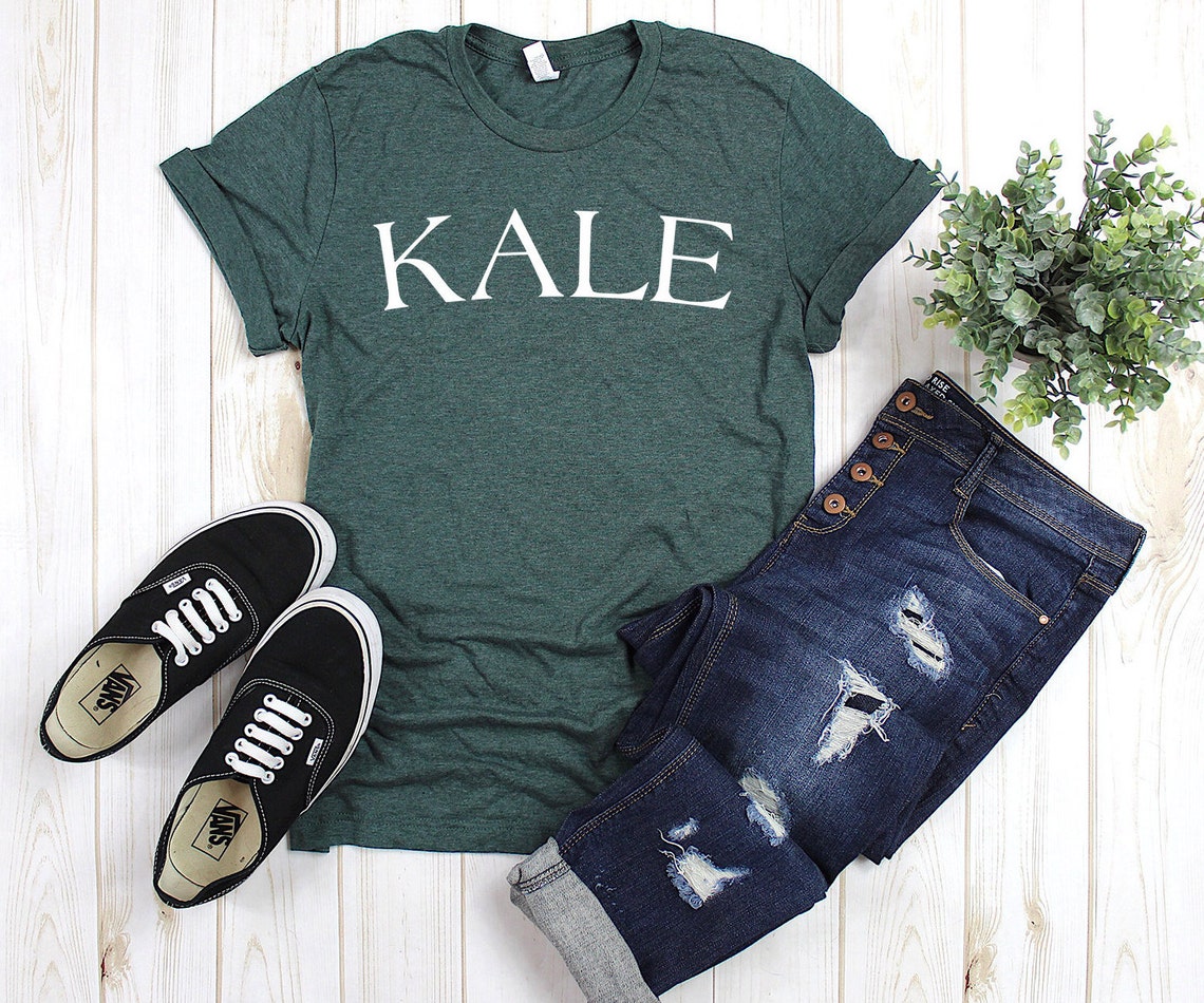 Kale Shirt Kale University Tshirt vegan Tee Kale Tshirt Etsy