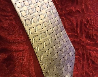 Kenzo Cravate Vintage Purple Floral Necktie Retro Silk Tie 