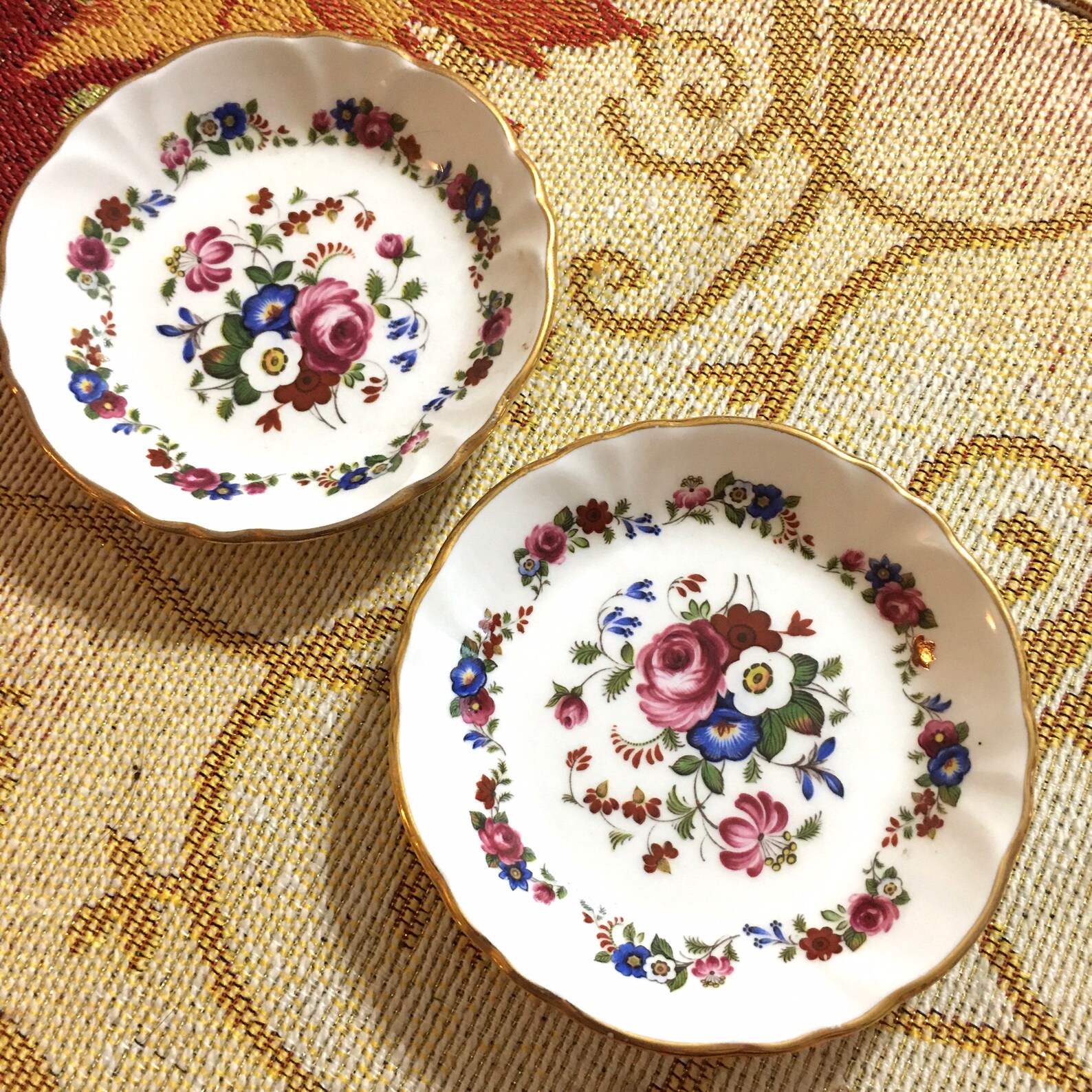 Royal Windsor Floral Dish Set Etsy