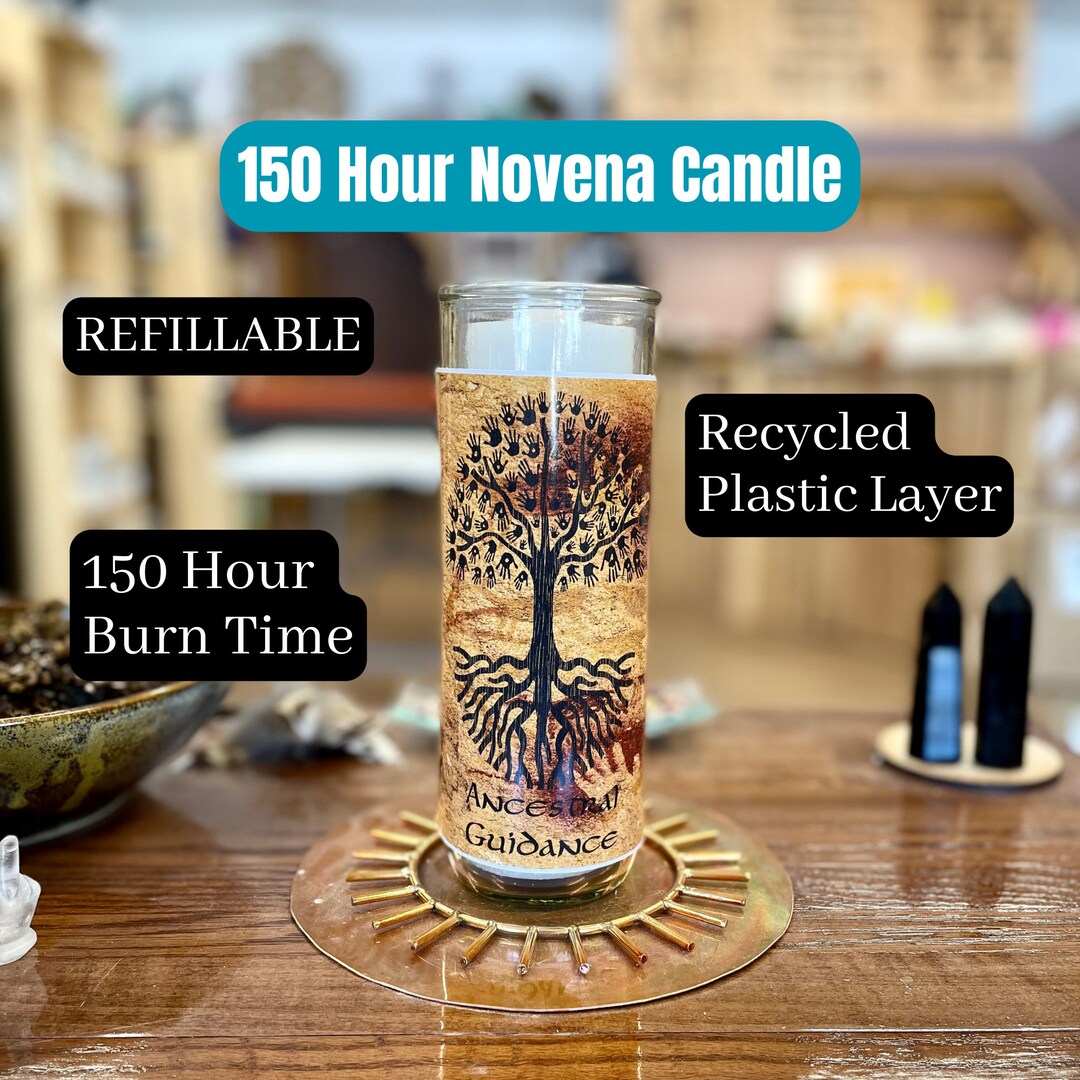 Ancestor Novena Candle Ancestor Devotional Candle for Witch Etsy