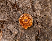 Small Crushed Amethyst Pinecone Pendant