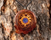 XL Purple Opal Pinecone Pendant