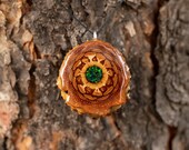 Green Opal Pinecone Pendant