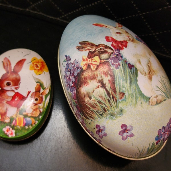 Tin Easter Eggs Etsy