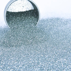 Silver Moon Fine Biodegradable Glitter - Eco Friendly Silver Cosmetic Glitter for Face and Body