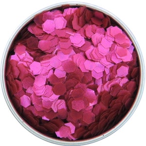 Raspberry Sorbet Super Chunky - Weicher Schimmer biologisch abbaubar Glitter - Gesicht und Körper Glitter - 100% plastikfreier Glitter