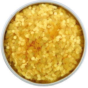 Honey Gold Chunky - Weicher Schimmer biologisch abbaubarer Glitter - Gesicht und Körper Glitter - 100% plastikfreier Glitter