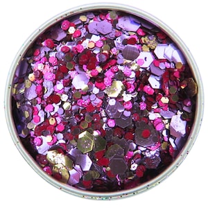 Temptation Biodegradable Festival Glitter Makeup - Loose Vegan Cosmetic Glitter - Eco Friendly Glitter Mix