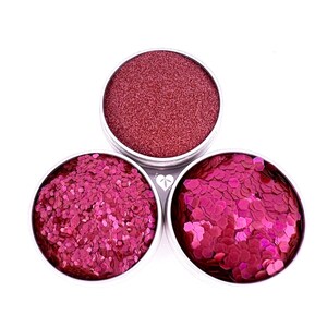 Raspberry Sorbet  - Soft Shimmer Biodegradable Glitter - Face and Body Glitter - 100% Plastic Free Glitter