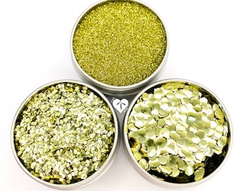 Gold Rush Biodegradable Glitter | Eco Friendly Gold Cosmetic Glitter | Glitter Makeup