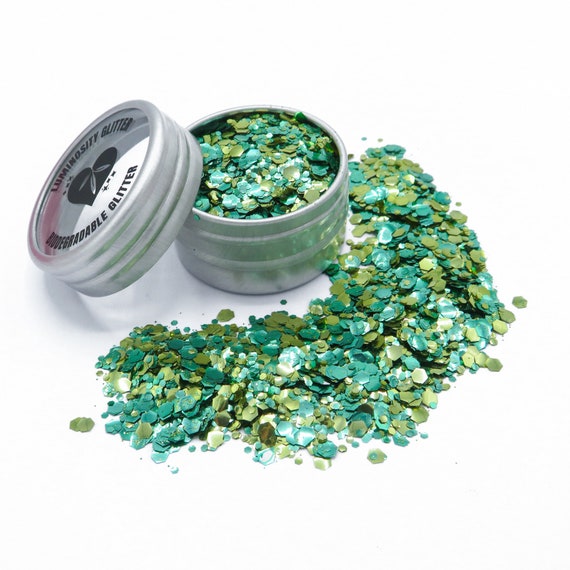 Pina Biodegradable Glitter Blend Face and Body Glitter for Festivals  Biodegradable Plant Based Glitter 