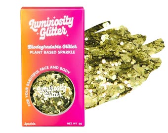 Gold Rush Biodegradable Glitter - Eco-Friendly Gold Face & Body Bioglitter