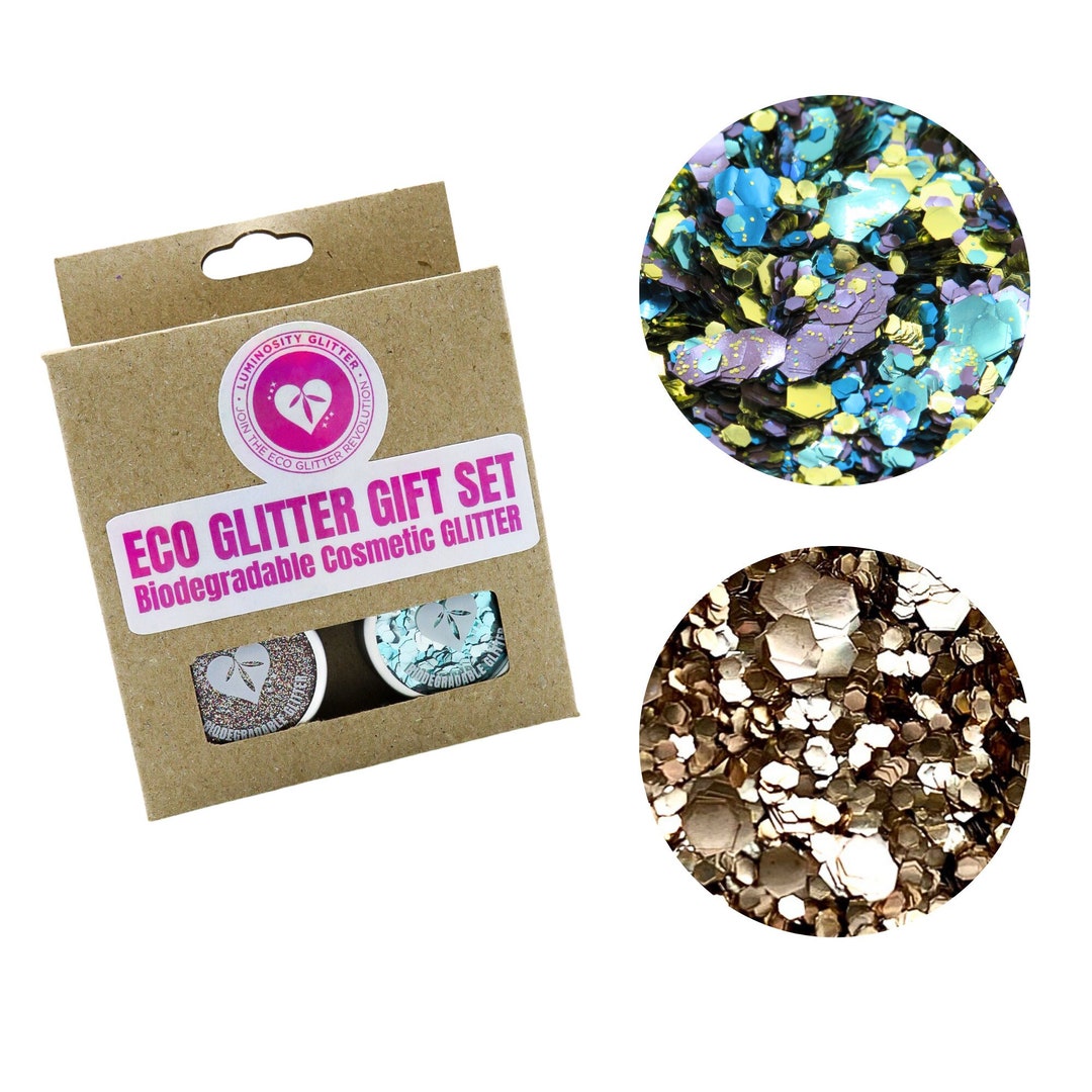 Eco Glitter Duo Gift Set Christmas Gift Set Biodegradable Etsy