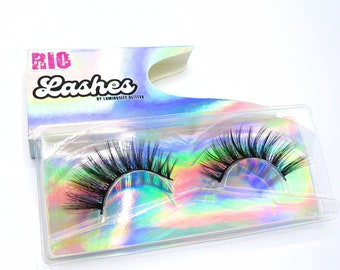 Rio Lashes - Strip Lashes - Faux Mink Strip Lashes - Eyelash Pair by Luminosity Glitter