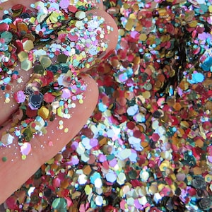 Tropicana Eco Glitter Blend: Biodegradable Vegan Festival Glitter