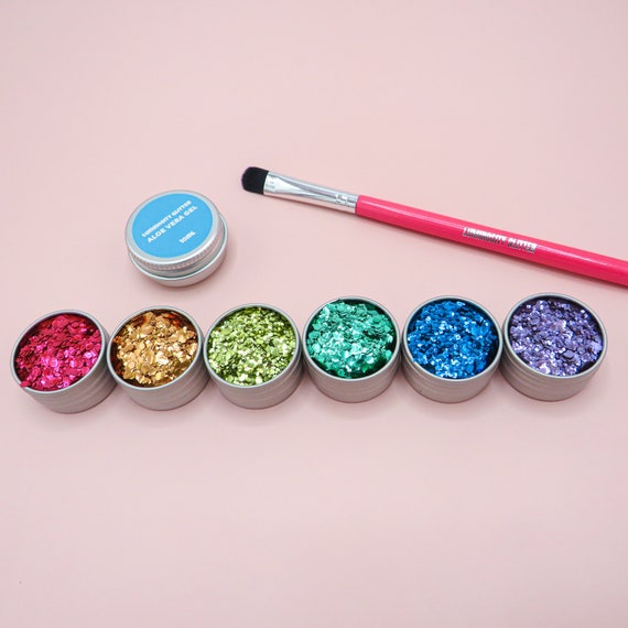 Love Proudly Eco Glitter Set Rainbow Pride Biodegradable Glitter Set Pride  Eco Glitter 