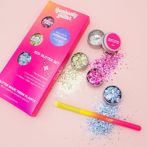 Festival Glitter Set - Supernova Glitter Gift - Festival Eco Glitter Gift Set - Gift Idea - Festival Face and Body Glitter Set