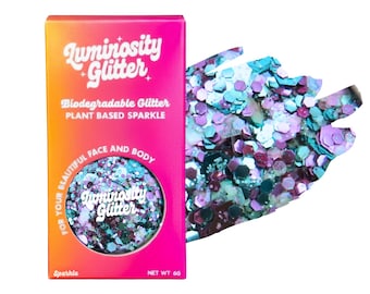 Galaxy Iridescent Eco Glitter - Biodegradable Cosmetic Grade Glitter For Festivals Makeup