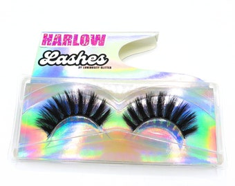 Harlow Lashes - Strip Lashes - Faux Mink Strip Lashes - Eyelash Pair by Luminosity Glitter