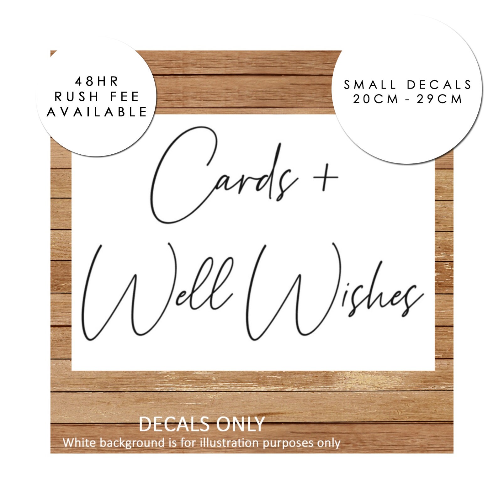 Wishing Well Vinyl Decals Stickers DIY Custom Names Labels Etsy Australia