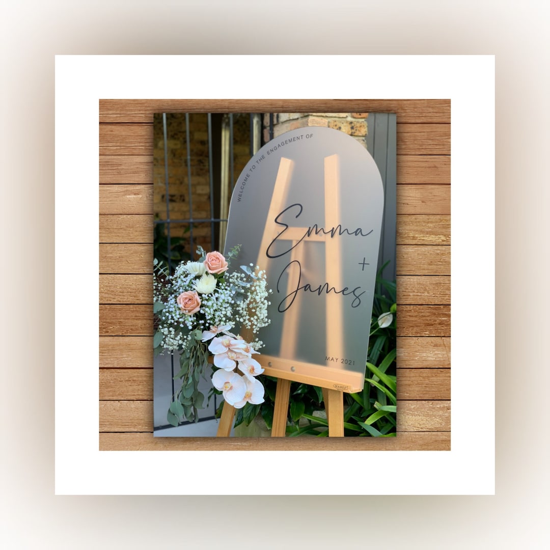 Acrylic Backdrop Signs - Etsy