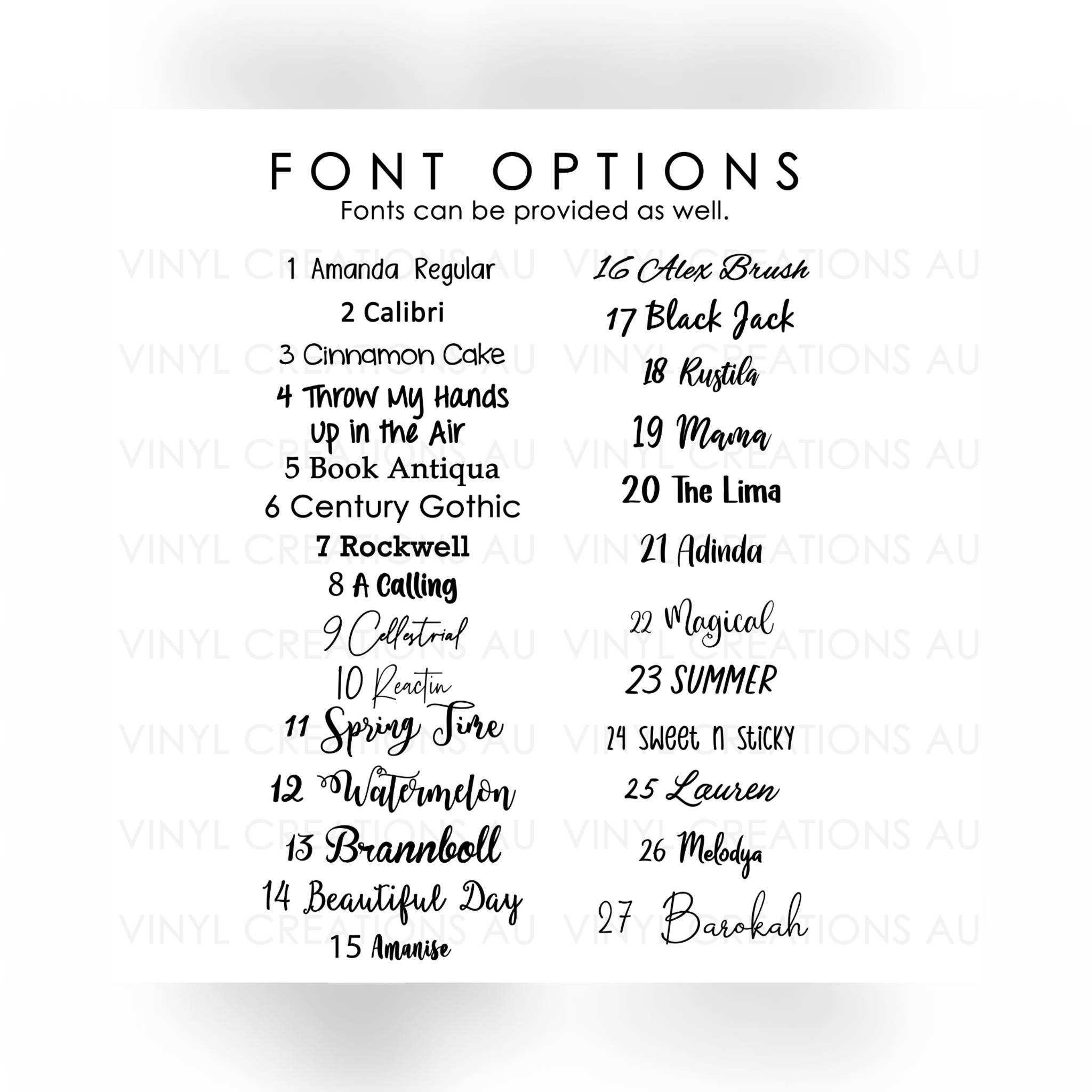 Wishing Well Vinyl Decals Stickers DIY Custom Names Labels Etsy Australia