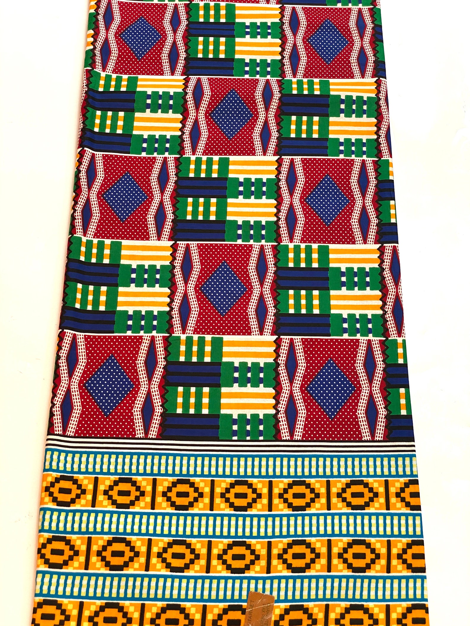 Genuino Kente top tejido africano de cera suprema. Etsy