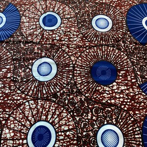 Premium Ankara  African Print Fabric  6 Yards 100% Cotton Wax Print,Bold Bright Pattern,UK Fabric Supplier Great for Sewing & Dressmaking