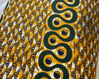 Soft Double sided Ankara Fabric by 6 Yards, African Fabric For Ankara Outfits - Colourful African Print Fabric - Ankara Interior Design