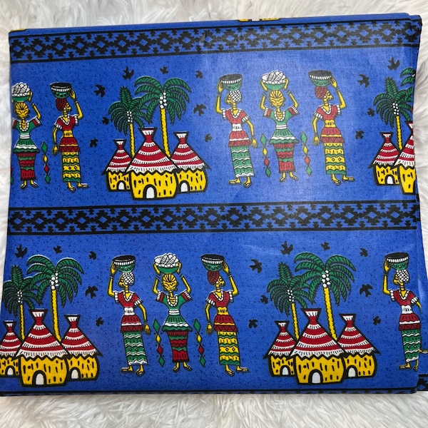6 yards AFRICAN ETHNIC NATIVE Mud Fabric Boho Ethnic Style Graphic tribal Print Fabric pour cadeau, artisanat, arts, décoration intérieure