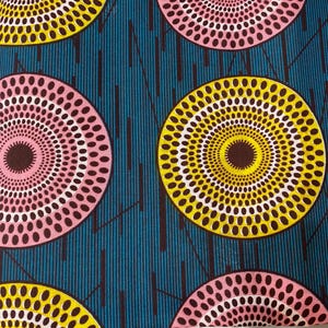 Colorful Ankara Fabric: African Print Polycotton, 6 Yards