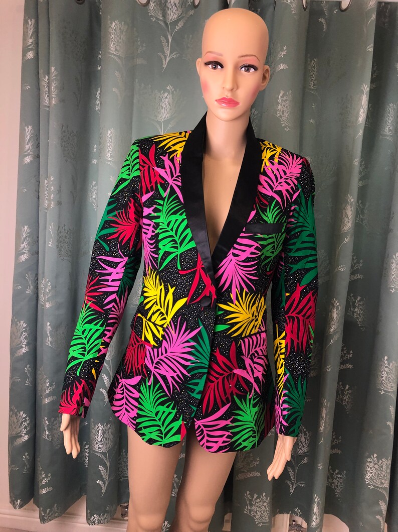ankara blazer dress