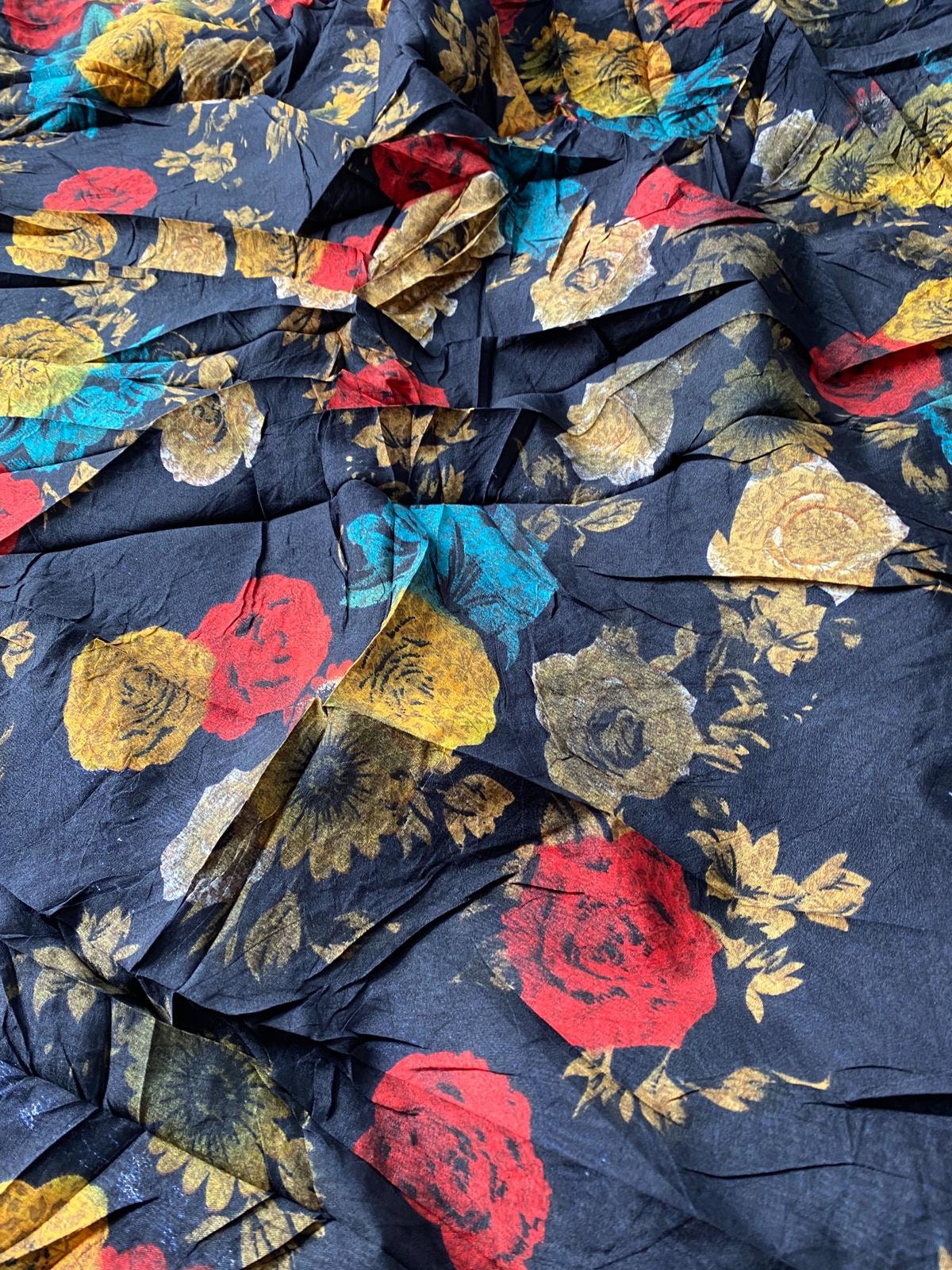 Floral Polyester Chiffon-Poly Chiffon Prints-Poly | Etsy
