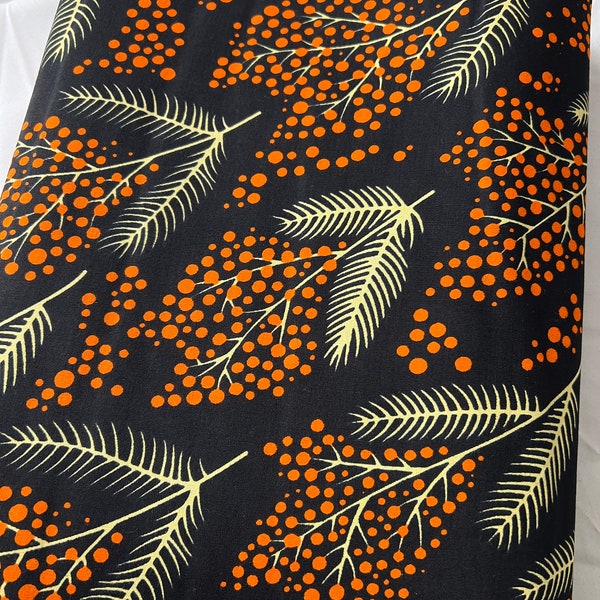 African Wax Print Fabric - Exclusive High Quality African Wax Print, Ankara Wax Print, African Flower Fabric Print, 100% cotton, For Gift