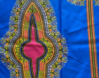 Dashiki Angelina African Wax Print Fabric – 6 Yards Cotton Ankara