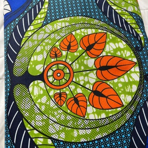 Soft Double sided Ankara Fabric by 6 Yards, African Fabric For Ankara Outfits - Colourful African Print Fabric - Ankara Interior Design