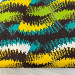 Colorful Ankara Fabric: African Print Polycotton, 6 Yards