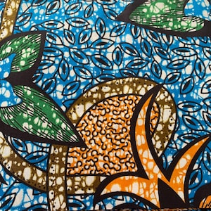 Ankara Fabric: Soft Polycotton African Print, 6 Yards
