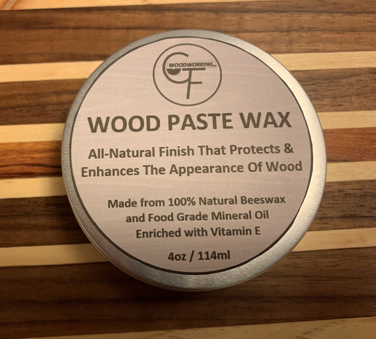 Wood Paste Wax 100 Natural Beeswax and Food Grade Mineral Etsy