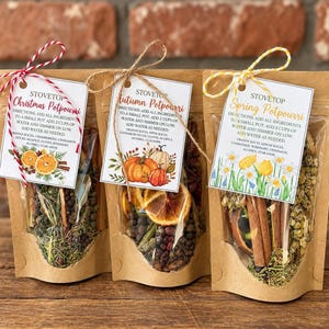 Stovetop Potpourri Set: Autumn, Christmas & Spring Scents