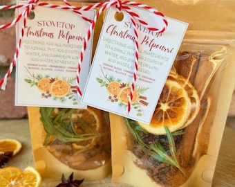 Christmas Stovetop Potpourri, simmering Christmas potpourri, stovetop potpourri, organic potpourri, Christmas gift, teacher gift, gift her