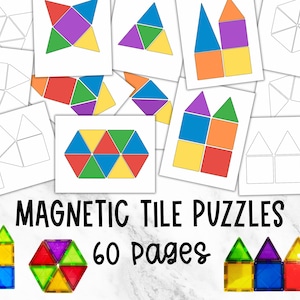 Magnet Fliesen Vorlagen, Magnet Fliesen Aktivitätskarten Puzzles Printables Kleinkind Bausteine Ideen Beschäftigt Aktivitäten Vorschule Kindertagesstätte Klasse