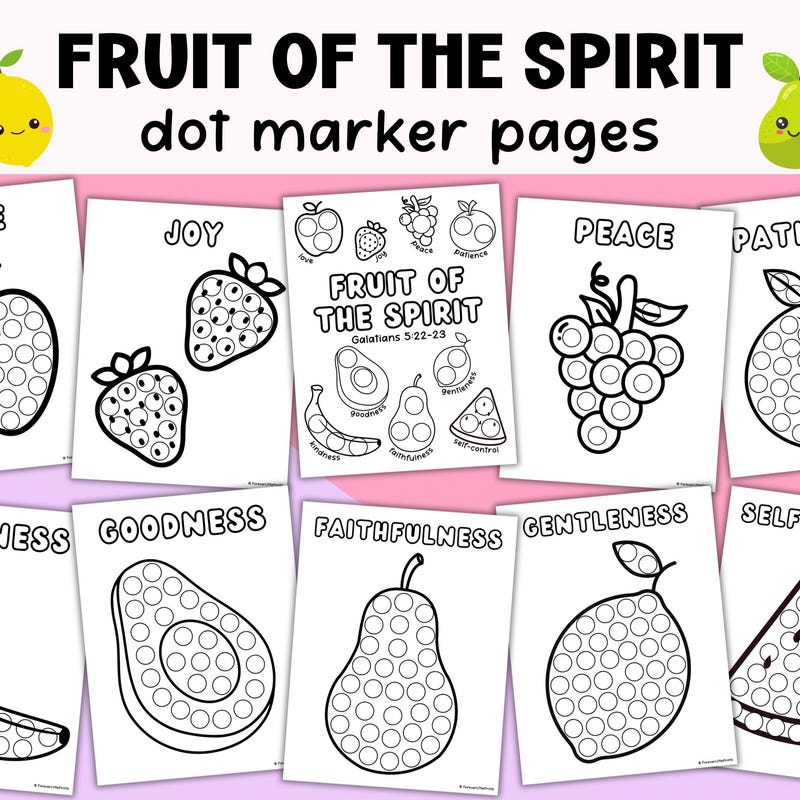 Fruit Sticker Printable - Etsy