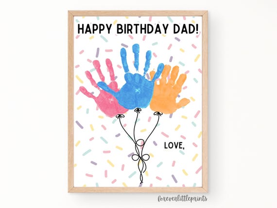 Stuff4 Carte D'anniversaire Dorée Pour Papa - Ballons Dorés Et Cadeaux