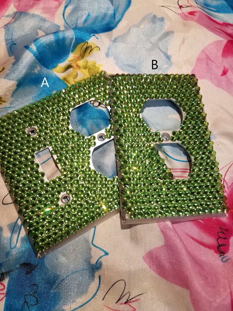 Bling Light Switch and Outet Covers Etsy